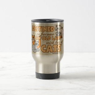 Mug De Voyage Future Madame folle Funny Saying Design de chat