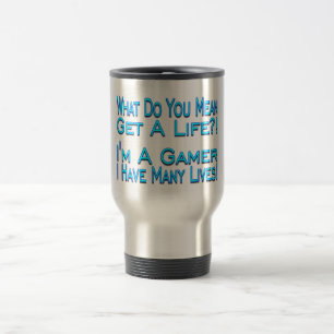 Mug De Voyage Gamer de beaucoup de vies