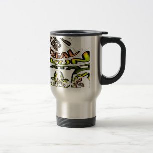 Mug De Voyage Gardez-le réel : Art Kaleidoscope Impression/Graph