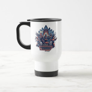 Mug De Voyage Gardiens de la Galaxie Équipe Chargée avec Logo