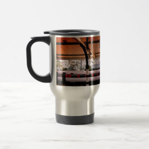 Mug De Voyage Gare de Durham, train rouge et blanc