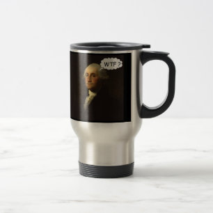 Mug De Voyage George Washington tournant dans sa tombe