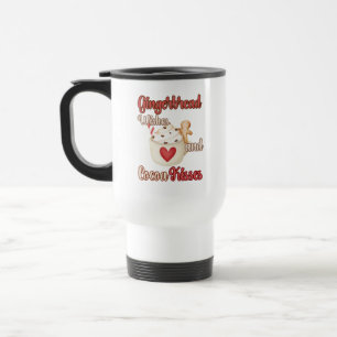 MUG DE VOYAGE GINGERPREAD WISHES AND COCOA KISSES CHRISTMAS