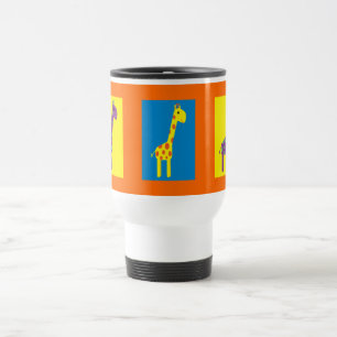 Mug De Voyage Girafe Cute et Colorée Personnalisable