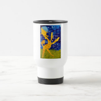 Mug De Voyage Girafe éclairée par la lune - illustration par