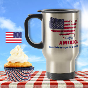 Mug De Voyage Golfe d'Amérique, Patriot Mugs, Voyage choisir STY