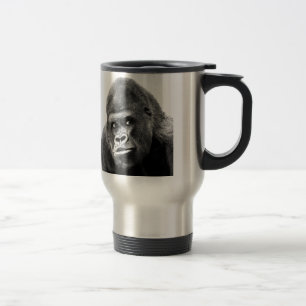 Mug De Voyage Gorille noire blanche