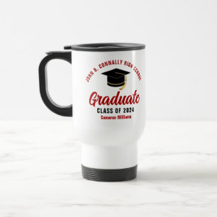 Mug De Voyage Graduation personnalisée de Red Script