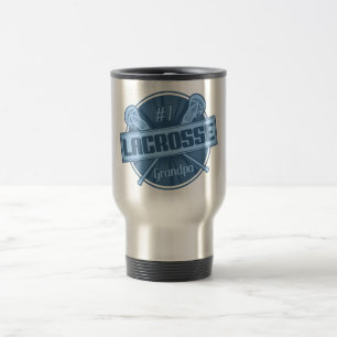 Mug De Voyage Grand-papa de la lacrosse #1