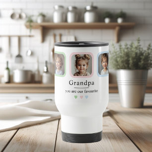 Mug De Voyage Grand-père personnalisé Cadeau photo personnalis