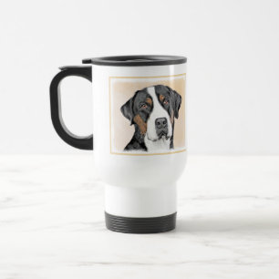 Mug De Voyage Grande peinture suisse de chien de montagne - Art