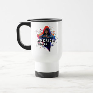 Mug De Voyage Graphique de caractères étoilés America Chavez