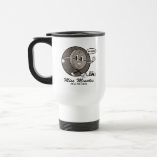 Mug De Voyage Graphique de minutes de Miss vintage