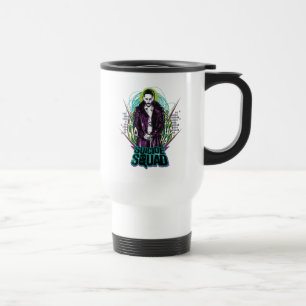 Mug De Voyage Graphique de roche de joker du peloton de