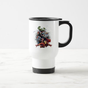 Mug De Voyage Graphisme d'attaque des Avengers