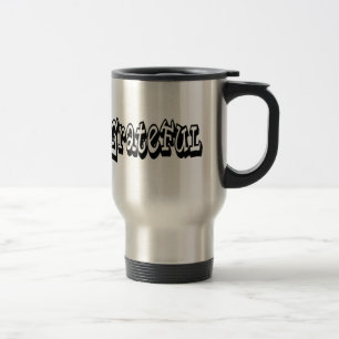 Mug De Voyage Grateful Dire Graffiti Style typographie