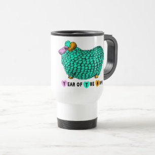 Mug De Voyage Green Ram chinois Année Zodiac Voyage Musique