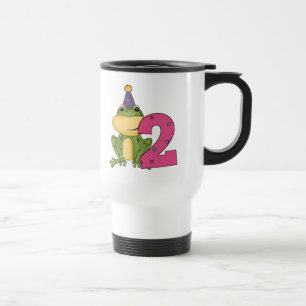 Mug De Voyage Grenouille de fête 2e anniversaire T-shirts et cad