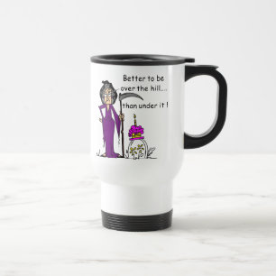 Mug De Voyage Grim Reaper Humour d'anniversaire