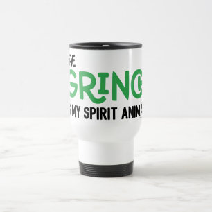 Mug De Voyage Grinch est mon animal spirituel Citation
