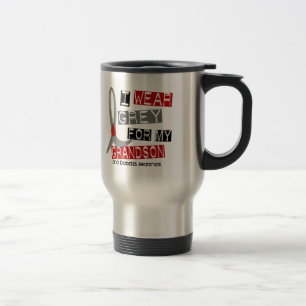 Mug De Voyage Gris d'usage du diabète I pour mon petit-fils 37