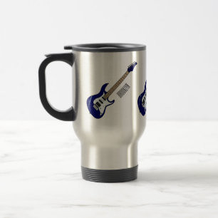 Mug De Voyage Guitare électrique illustration de dessin animé