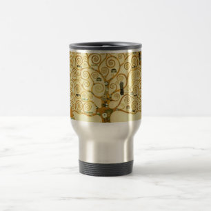 Mug De Voyage Gustav Klimt L'Arbre De Vie Art Nouveau Vintage
