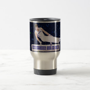 Mug De Voyage Gymnaste sur le cheval de pommeau avec votre