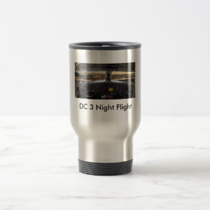 Mug De Voyage Habitacle DC-3 au-dessus de la nuit de la vallée