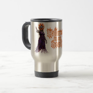 Mug De Voyage Halloween à jamais dans mon cœur Citrouille gothiq