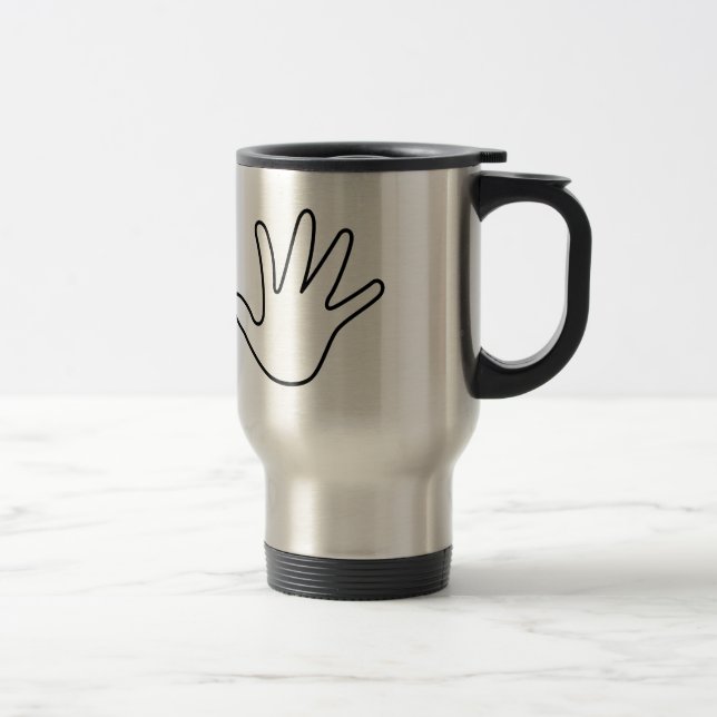 Mug De Voyage Handprint (Droit)