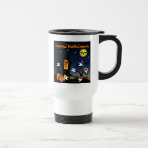 Mug De Voyage Happy Halloween Haunted House