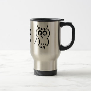 Mug De Voyage Hibou ASCII