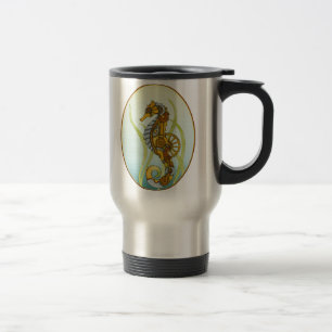 Mug De Voyage Hippocampe de Steampunk