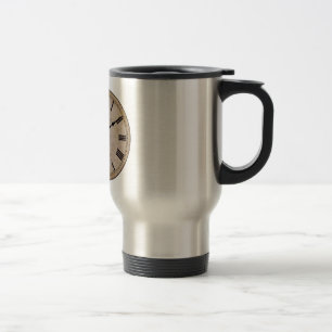 Mug De Voyage Horloge vintage