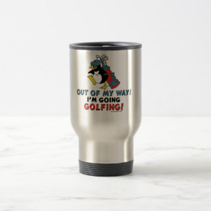Mug De Voyage Hors de ma manière, je vais à jouer au golf