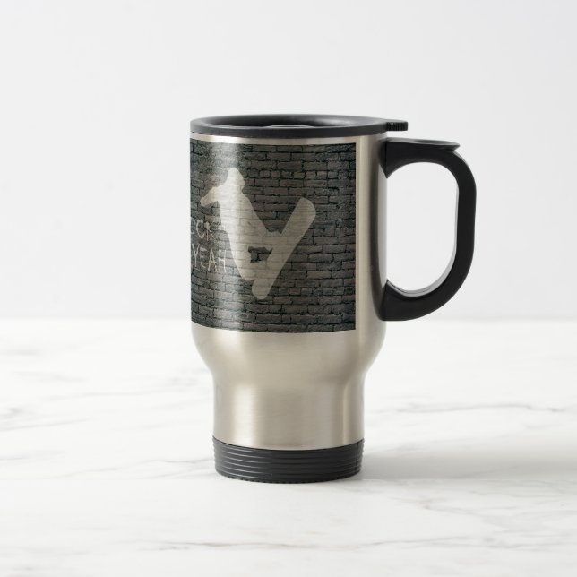 Mug De Voyage Huck Yeah (Droit)