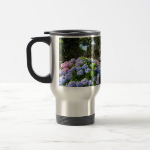 Mug De Voyage Hydrangées bleues et roses - Martha's Vineyard