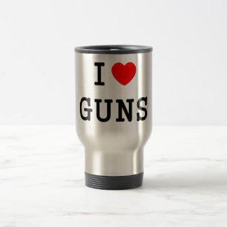 Mug De Voyage I armes à feu de coeur