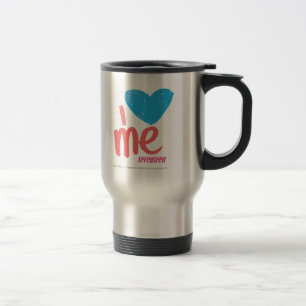 Mug De Voyage I coeur j'Aqua/rose