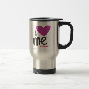 Mug De Voyage I coeur je pourpre