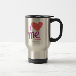 Mug De Voyage I coeur je rose/pourpre
