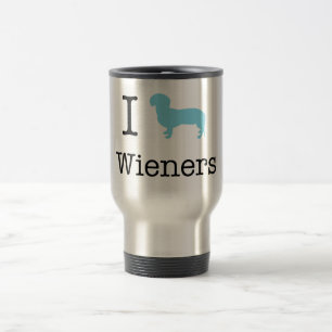 Mug De Voyage I Heart Wieners