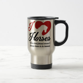 Mug De Voyage I Love/Heart Horses