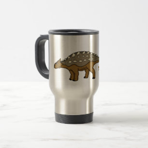 Mug De Voyage Illustration de dinosaure blindé Ankylosaurus