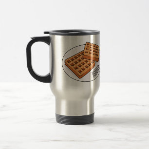 Mug De Voyage Illustration de gaufre