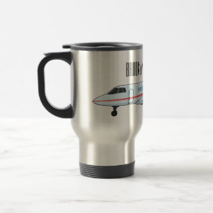 Mug De Voyage Illustration de jet privé
