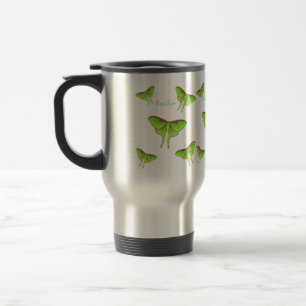 Mug De Voyage Illustration de Luna Moth