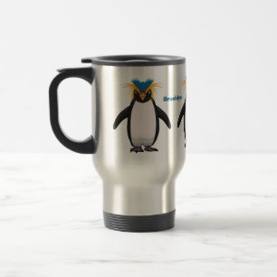 Mug De Voyage Illustration de mignon macaroni pingouin