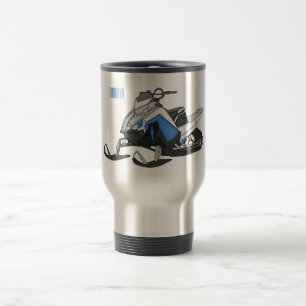Mug De Voyage Illustration de motoneige